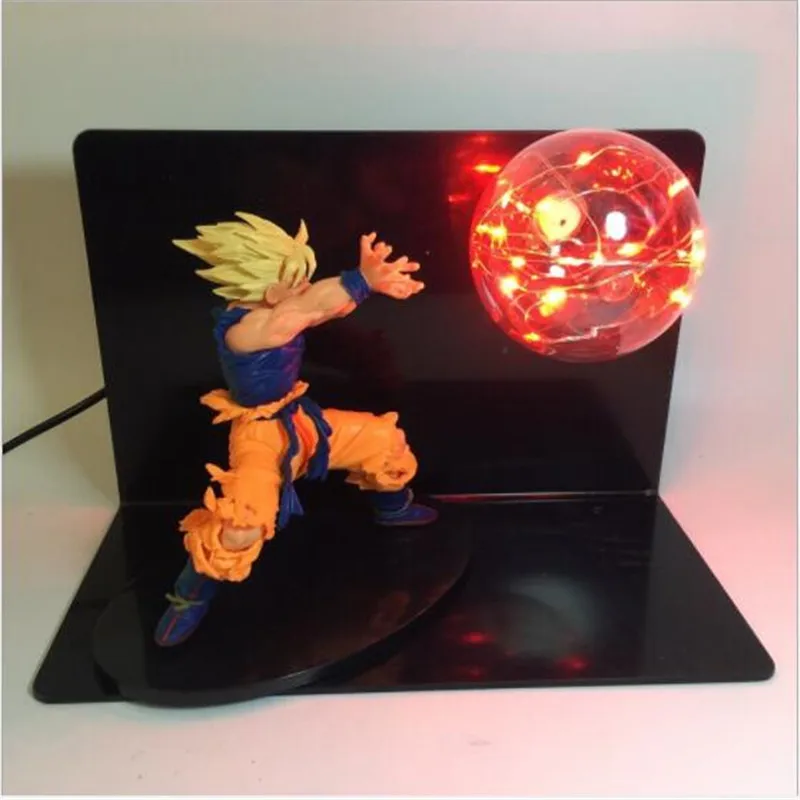 Ночная лампа Leedome Dragon Ball Z VEGETA & GOKU Spirit Bomp мощная светодиодная настольная редкая
