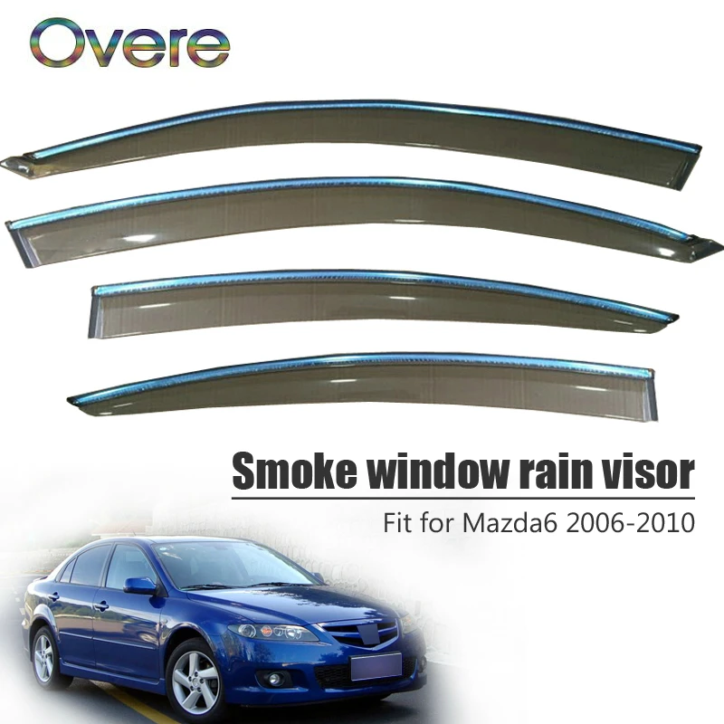 Козырек от дождя для Mazda 6 2006 2007 2008 2009 2010 1 комплект | Автомобили и мотоциклы
