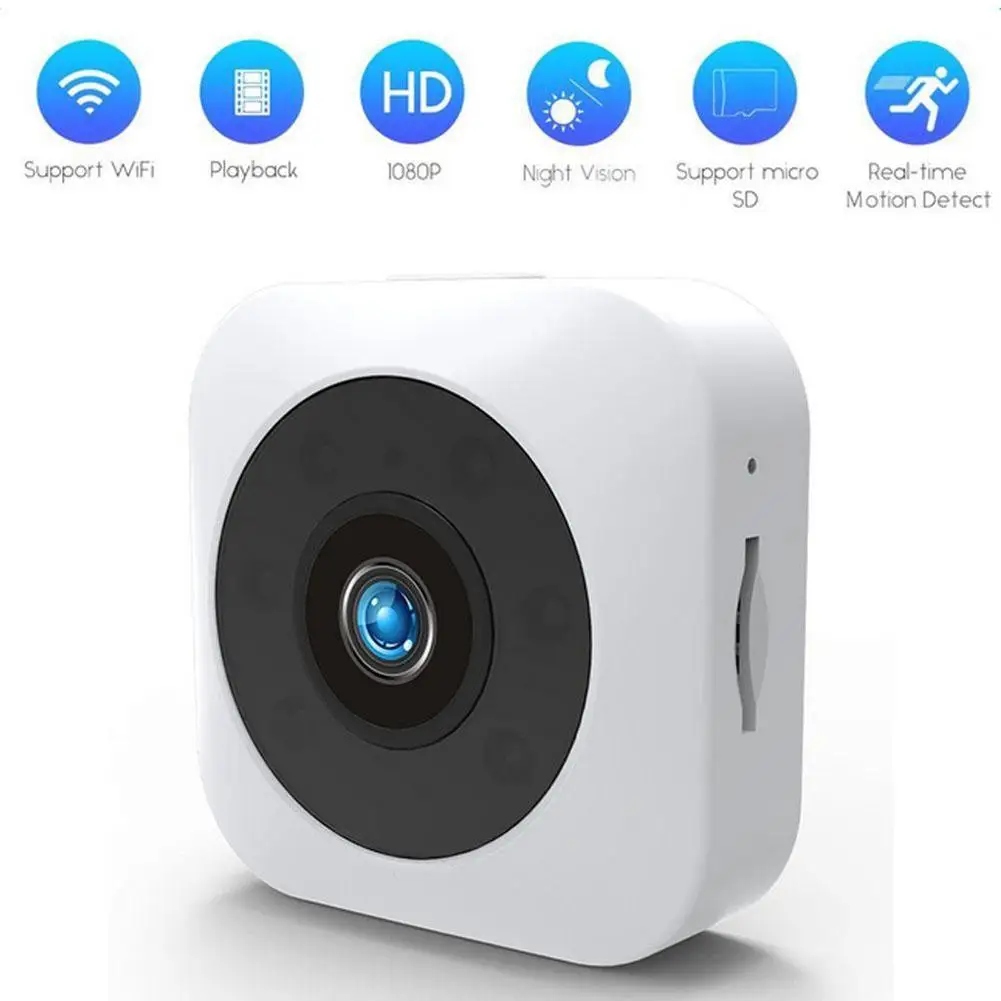 Full HD Mini Камера WiFi инфракрасная смарт-камера Ночное видение Спорт цифровых Micro Cam