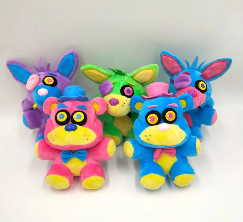 6 шт. 18 см FNAF Five Nights at Freddy limited edition кошмар кролик Бонни плюшевый мишка игрушка для