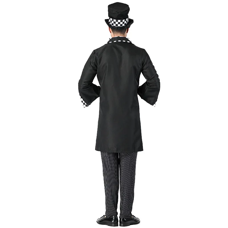 Men Magician Uniform Cosplays Halloween Circus Clown Costumes Purim Carnival parade Stage play Masquerade Nightclub Party dress |