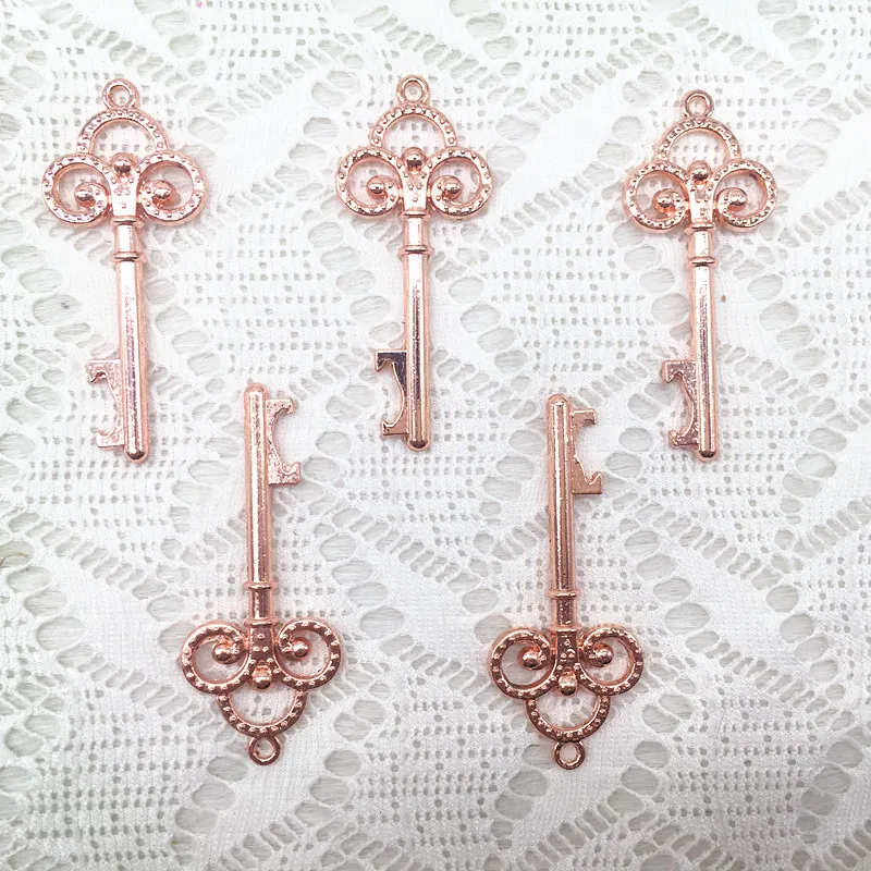 50 шт./лот свадебные сувениры и подарки для гостей дизайн клевера каркасный ключ