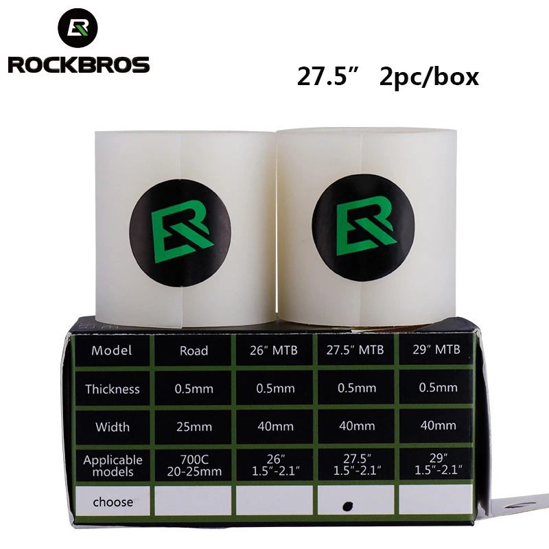 27 inches ROCKBROS велосипедные комплекты для ремонта шин MTB шины для шоссейного велосипеда подкладка защита от проколов шин Pad 700c-2" Многофункциональные Инструменты Наборы - Цвет: 27 inches