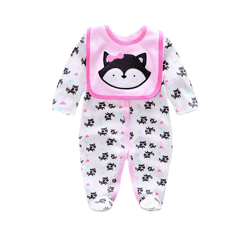 2019 модные детские комбинезоны для девочек в стиле медведя/Совы Комбинезоны