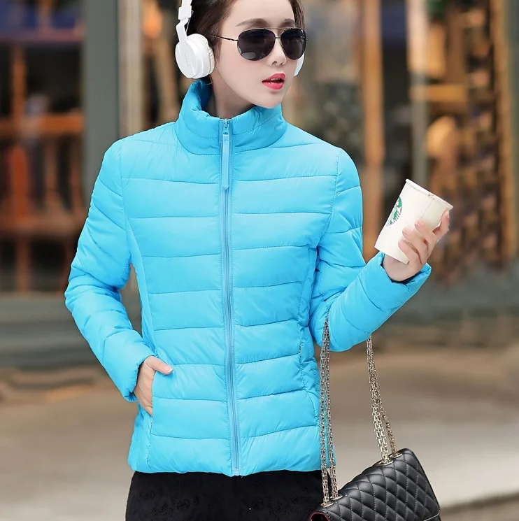 

Wadded jacket female 2017 design short outerwear slim small cotton-padded jacket thin