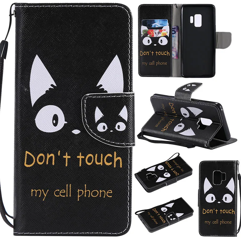 Cat Ears Фипс чехол для samsung Galaxy A3 A5 A7 A8 плюс J2 Prime SM-G532F G360 G530 Note 4 Xcover 3 SM-A320F SM-A520F SM-N950F чехол s B128 - Цвет: Cat Ears