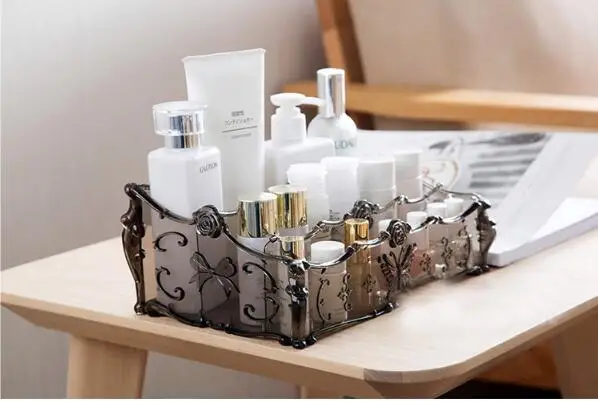 1PC Makeup Organizer for Cosmetics Storage Box Rack Make Up Transparent Boxes Lipstick Nail Polish Brush Holder OK 0673 | Дом и сад