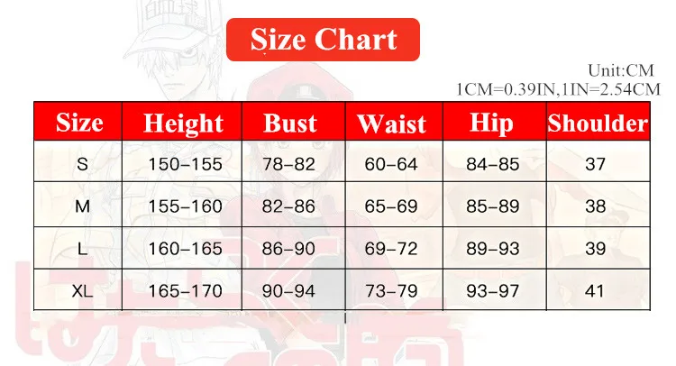 5 шт. Женский костюм для косплея эритроцитов|Костюмы аниме| |