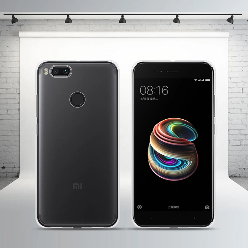 Для Xiaomi 5X чехол mi xiaomi 5x для мобильного телефона TPU mi5X Чехлы A1 прозрачный