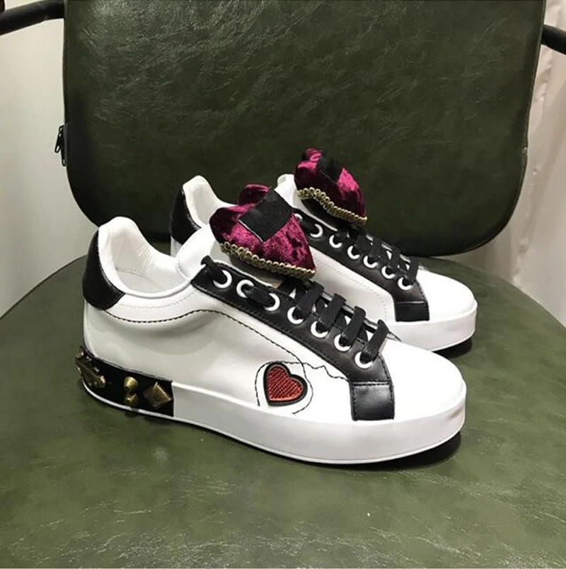 Stylesowner корона дизайн белые туфли женские из натуральной кожи смешанные цвета