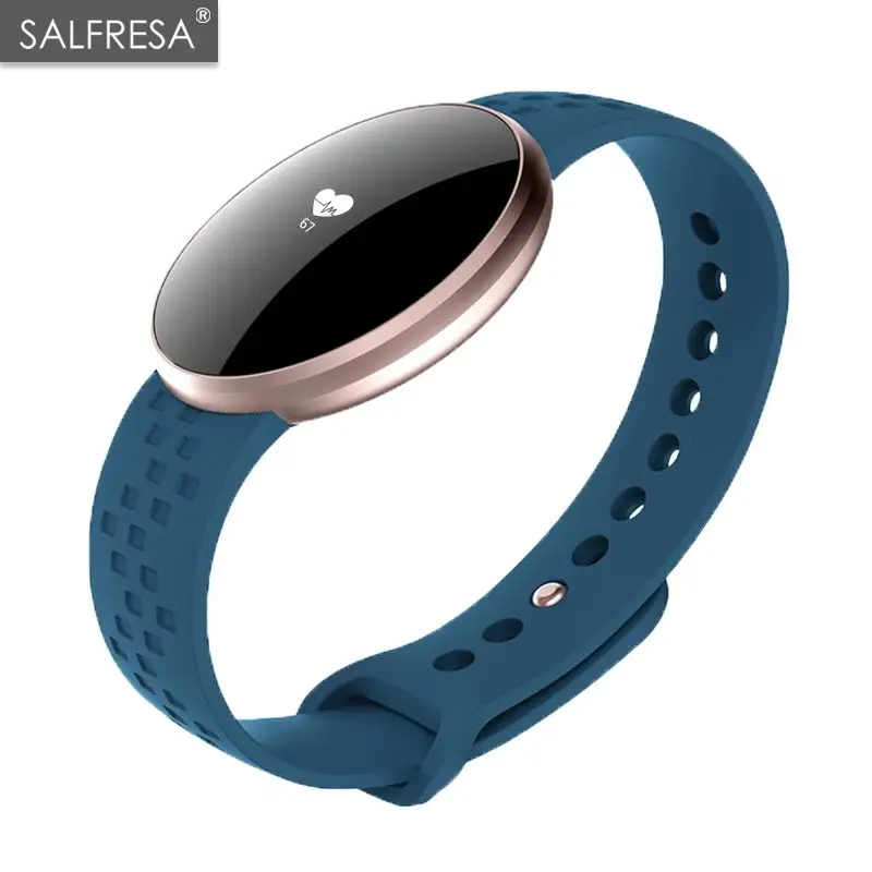 SALFRESA женские Смарт часы для iPhone Android телефон с фитнес контролем сна