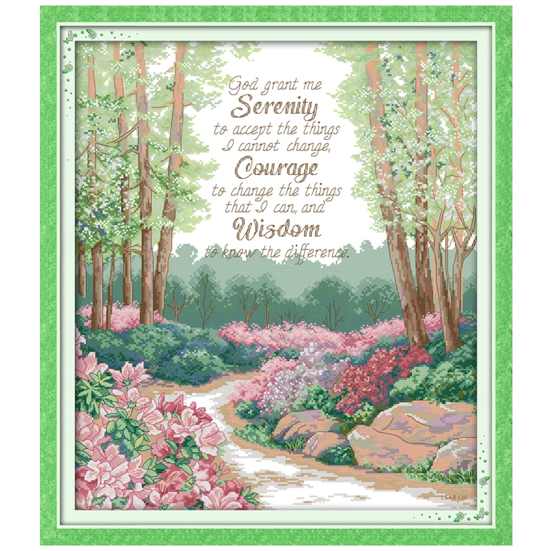 A Quiet Prayer (2) Counted Cross Stitch 11CT 14CT Sets Wholesale Scenic Cross-stitch Kits Embroidery Needlework | Дом и сад