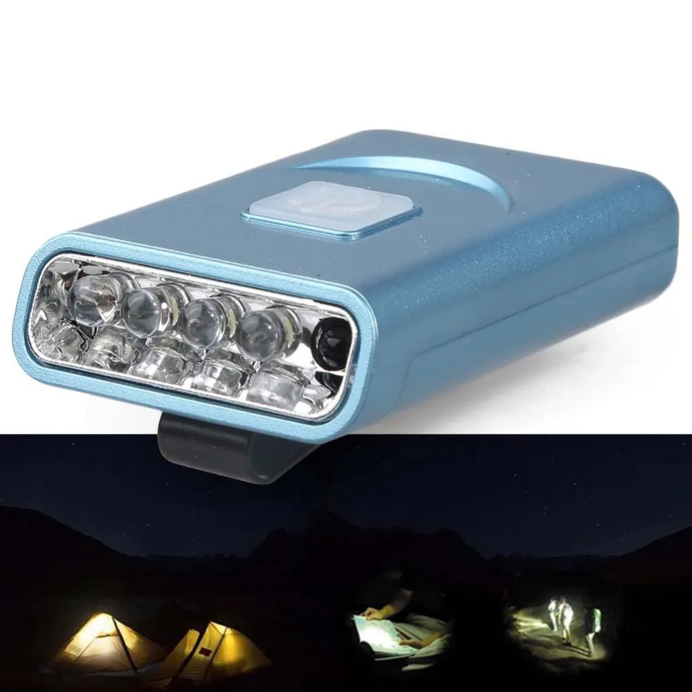 1 шт. перезаряжаемый 5 светодиодный датчик голова Кепка шапка лампа фонарик USB