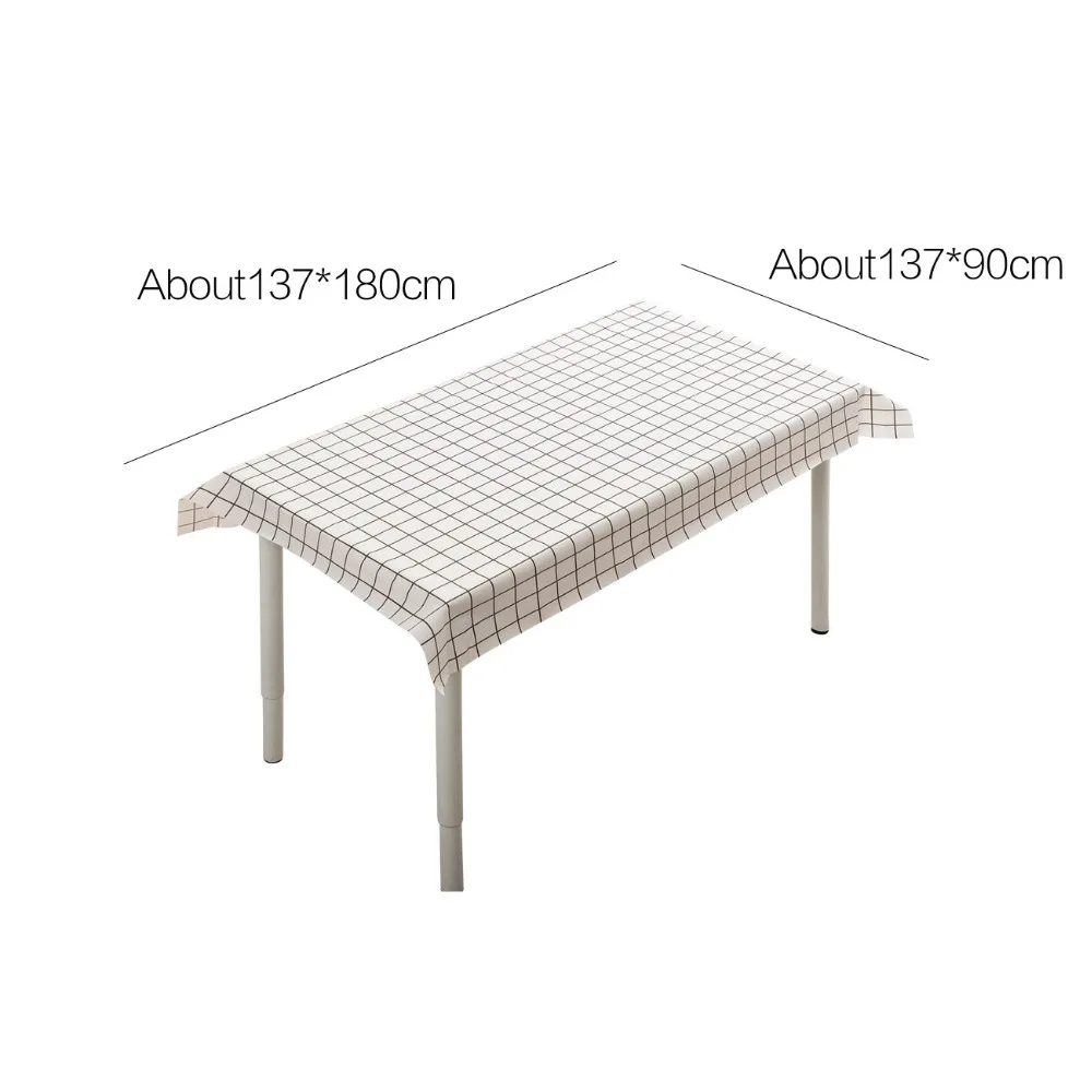 EVA Table Cloth Rectangle Tablecloth Kitchen Plaid Tischdecke Waterproof Oilproof Cover Manteles Outdoor Party Wedding | Дом и сад