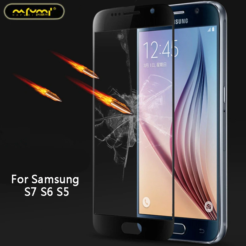 6D полный изогнутые закаленное Стекло для samsung S7 S6 S5 протектор Закаленное Экран