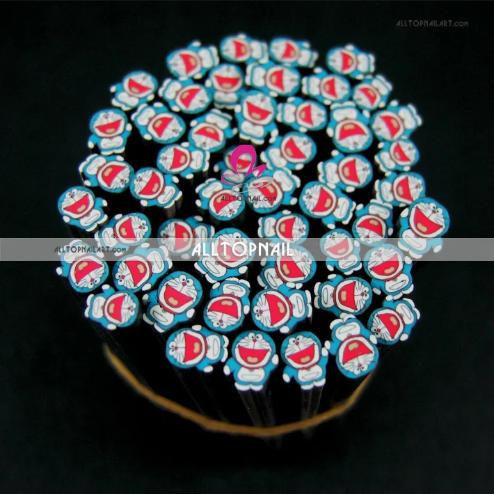 Doraemon 50 шт./лот большой размер дизайн ногтей Fimo трости стержни декоративные