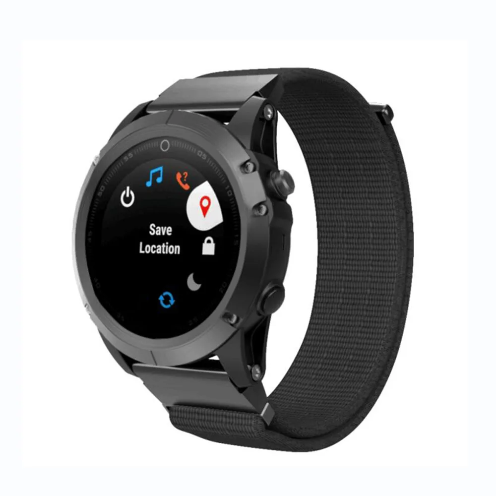 22 мм Волшебная наклейка нейлоновый браслет ремешок для Garminfenix5 plus/GARMINforerunner935