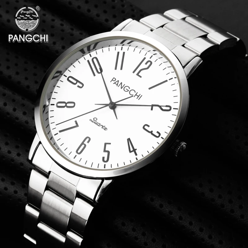 Часы наручные PANGCHI женские и мужские кварцевые Брендовые повседневные