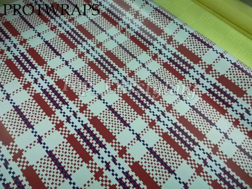 PROTWRAPS красно-белый флаг камуфляж виниловая Автомобильная упаковка Стайлинг