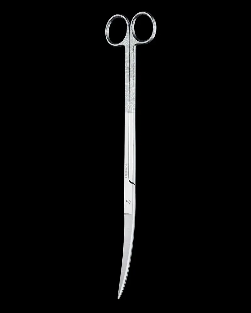 25cm curve scissor Качество ada Chihiros ножницы из нержавеющей стали пинцет 5 см водоросли чистый песок царапать техническое обслуживание инструмент воды завод бак - Цвет: 25cm curve scissor