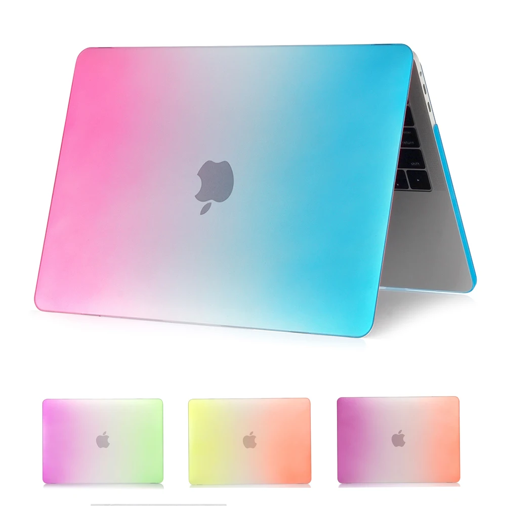 Для 2016 Новый MacBook Pro 13 чехол с Retina A1706 сенсорной панелью и A1708 без панели Радужный