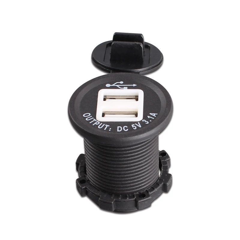 CHSKY Blue Светодиодный переходник 5 в 3 1 а для автомобильного прикуривателя USB