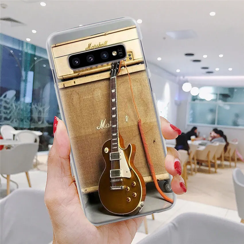 Гитары amp marshall чехол для телефона для samsung Galaxy S10e S10 плюс S7 S8 S9 Plus, Note 8, 9, 10, плюс S10 5G M20 M30 жесткий чехол Coque