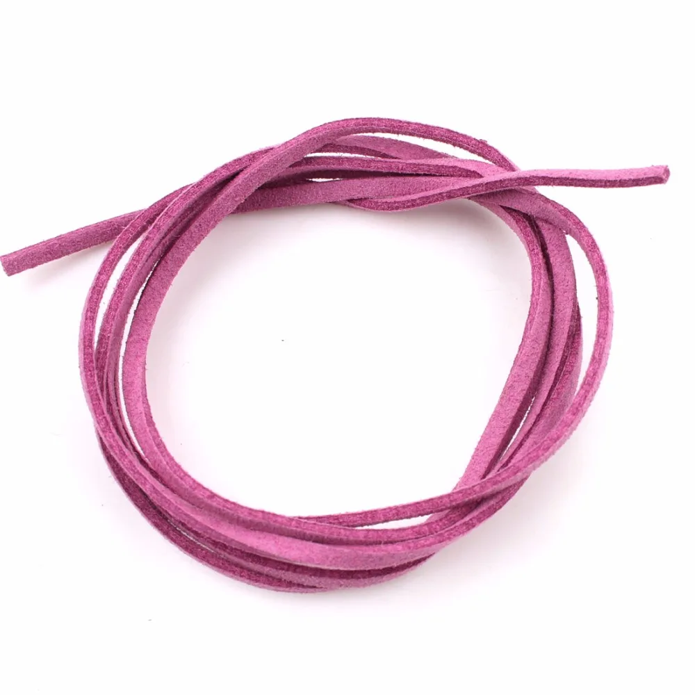 10 метров/упаковка ширина 3 мм смешанный цвет корейский вельветовый кожаный шнур