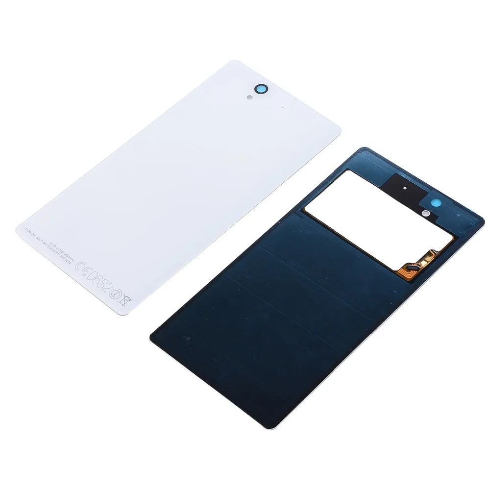 Для sony Xperia Z L36 LT36 L36H C6902 C6606 C6603 C6602 C6601 крышка со стеклянной батарейкой Корпус задняя крышка чехол