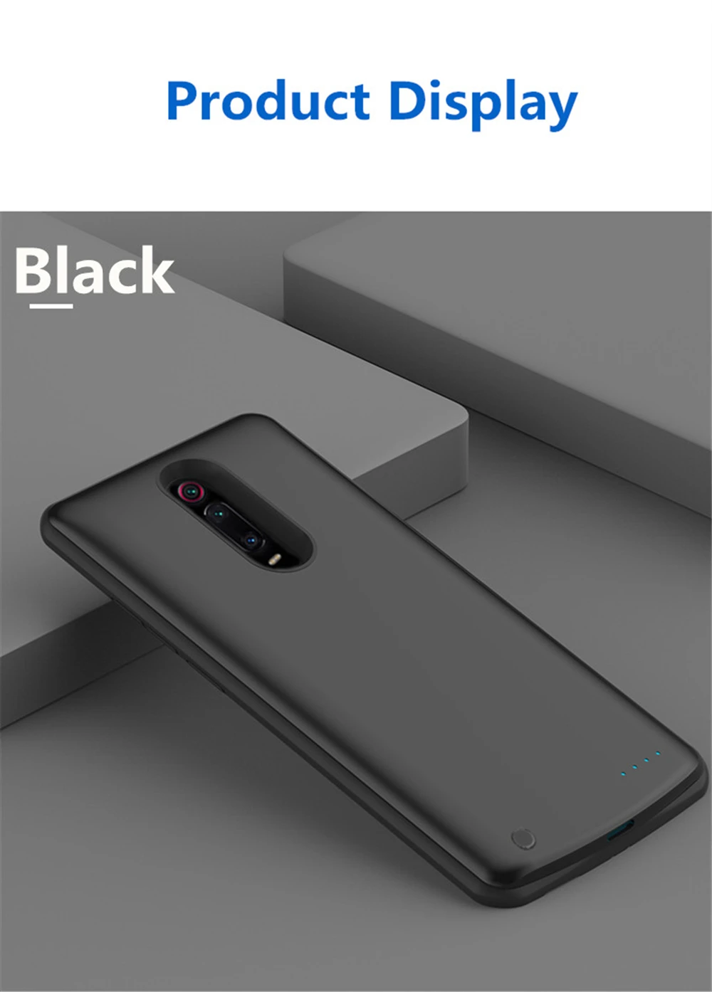 Чехол для зарядки аккумулятора для Redmi K20 Pro, портативный Дополнительный внешний аккумулятор, чехол для зарядного устройства для Xiaomi Redmi K20, внешний аккумулятор, чехол