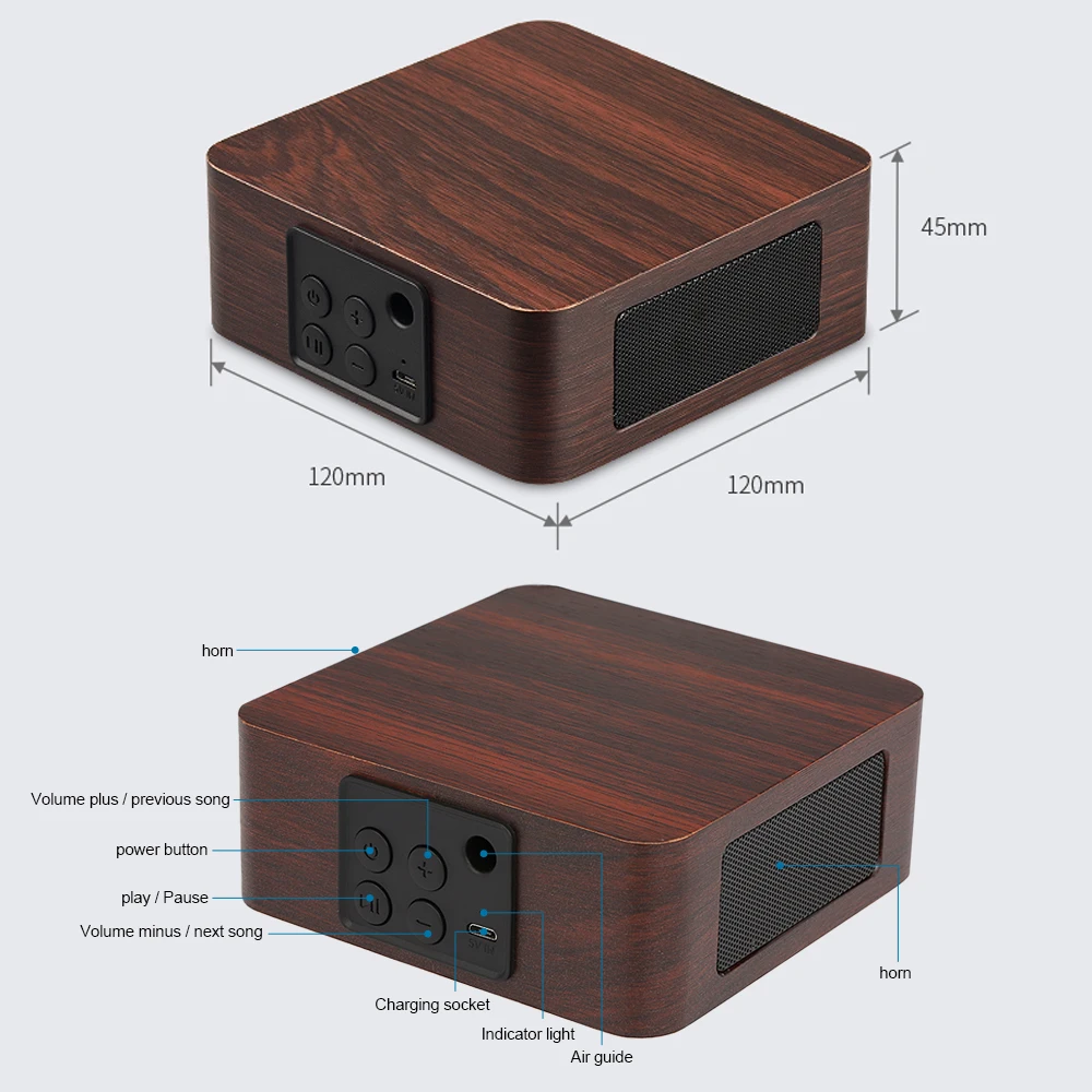 Портативная Беспроводная колонка Q1A Bluetooth 4 2 s стерео музыкальная звуковая панель