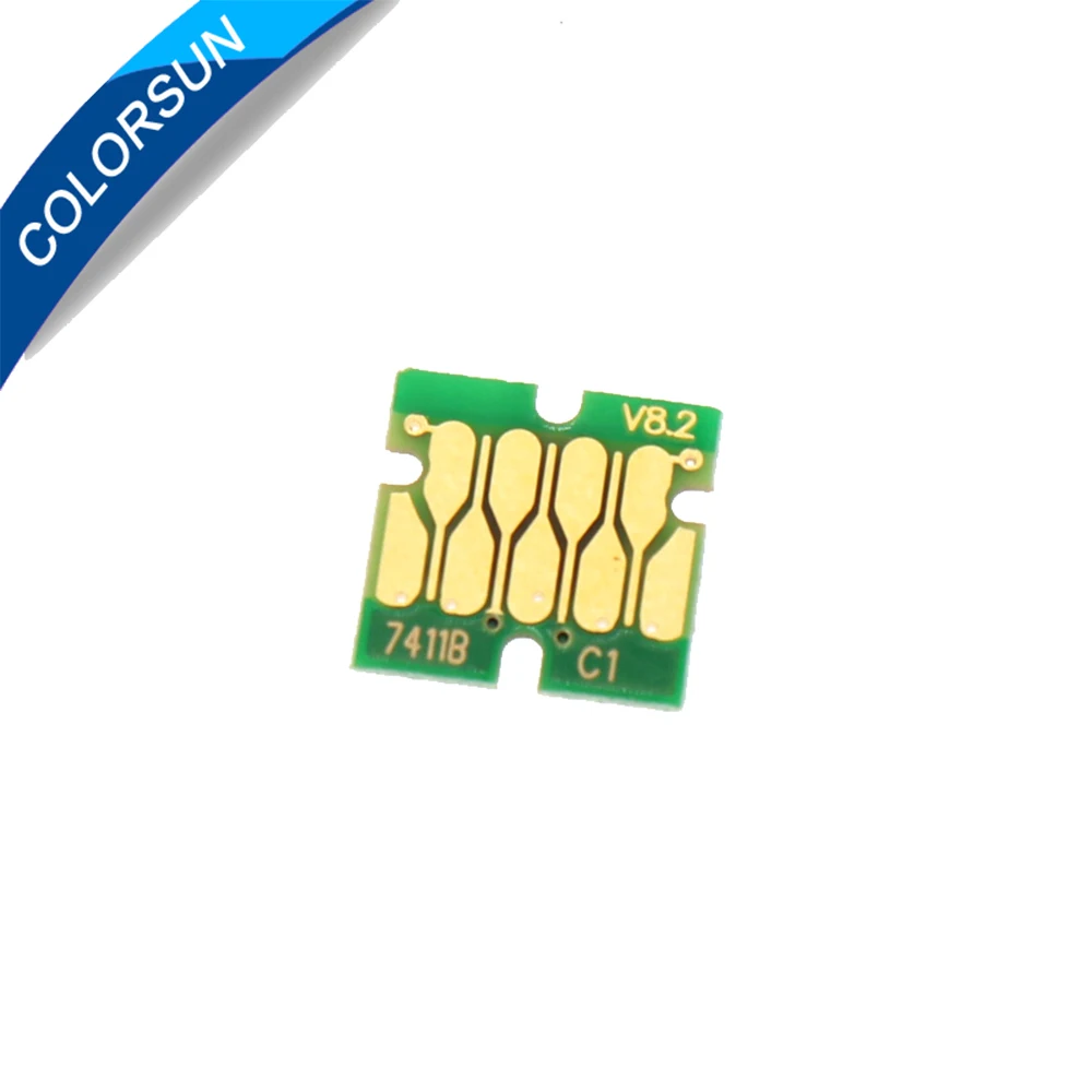 Colorsun T741X T7414 чернильный картридж чип для Epson SureColor F6000 F6070 F6200 F6270 F7000 F7070 F7100 F7170|Чип