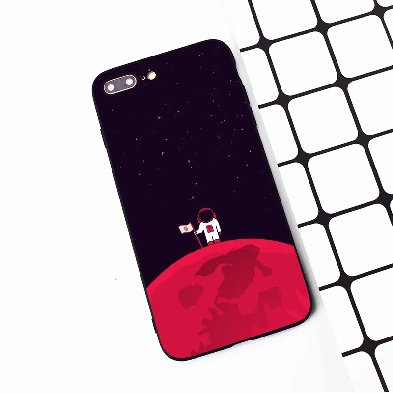DREAMFOX M322 космонавт космический черный Мягкий ТПУ силиконовый чехол для Apple iPhone 11 Pro