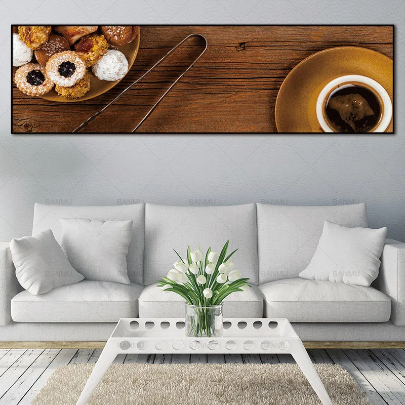 Настенная живопись картина Художественная печать кофе и постеры украшение для