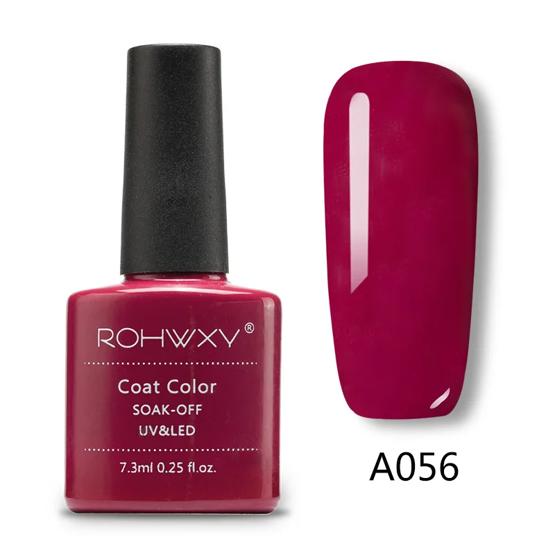 A056 ROHWXY УФ-гель для ногтей гель Топ замачиваемый гель лак Лаки лаки для ногтей Полупостоянный неоновый Lampara Uv Led Гель-краска для ногтей - Цвет: A056