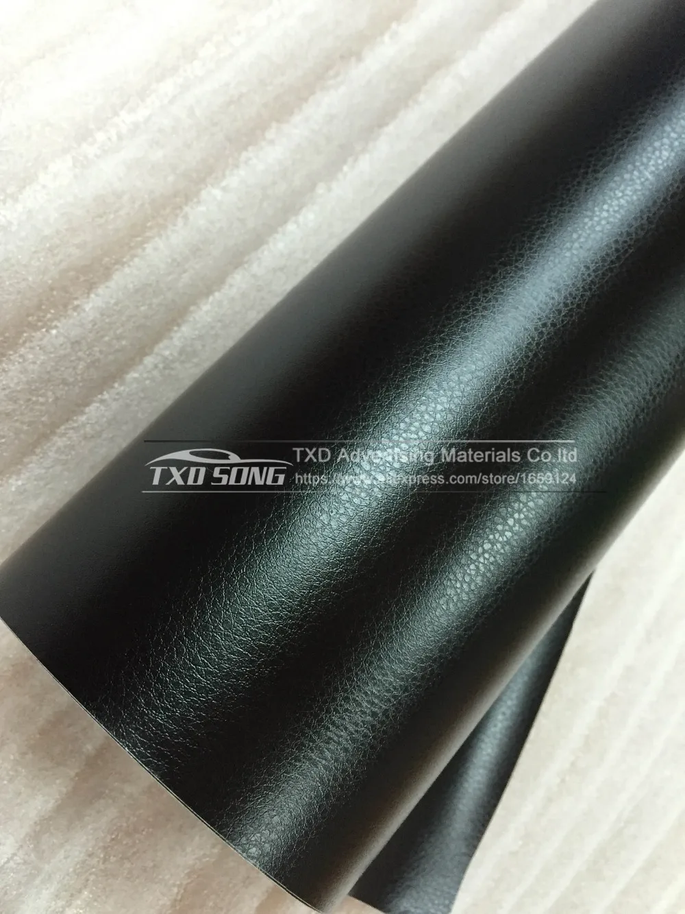

Black Leather Pattern PVC Adhesive Vinyl Film For Auto Car Body Internal Decoration Vinyl Wrap Size:10/20/30/40/50/60X152CM/LOT