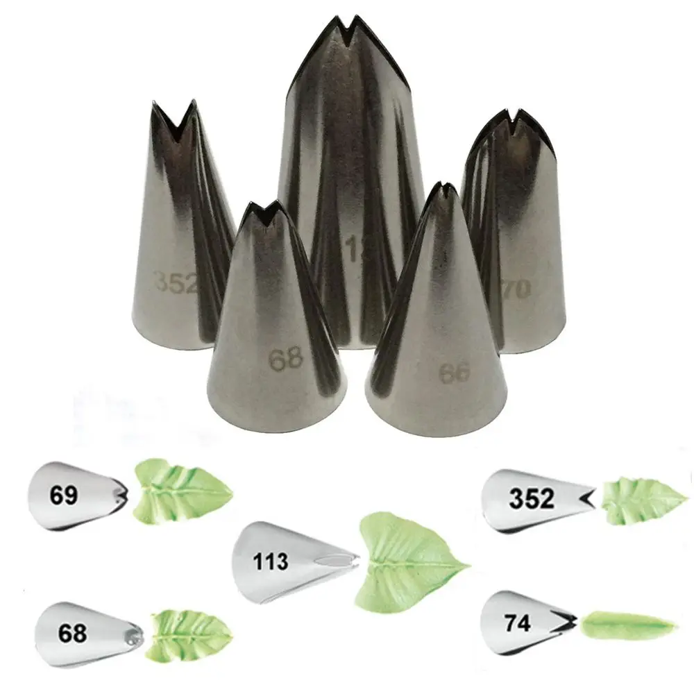 Горячая продажа новая популярная насадка в форме листа из нержавеющей стали