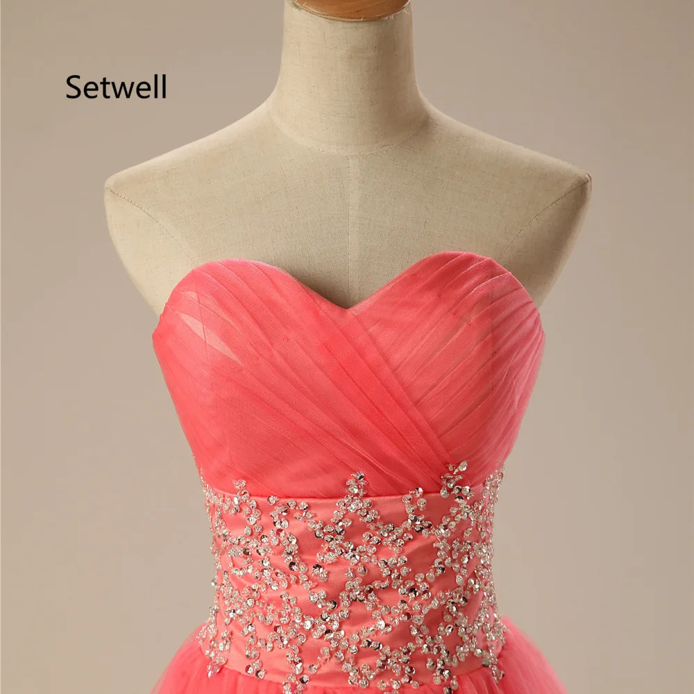 Setwell пикантные новые Бальные платья без бретелек короткое платье для выпускного