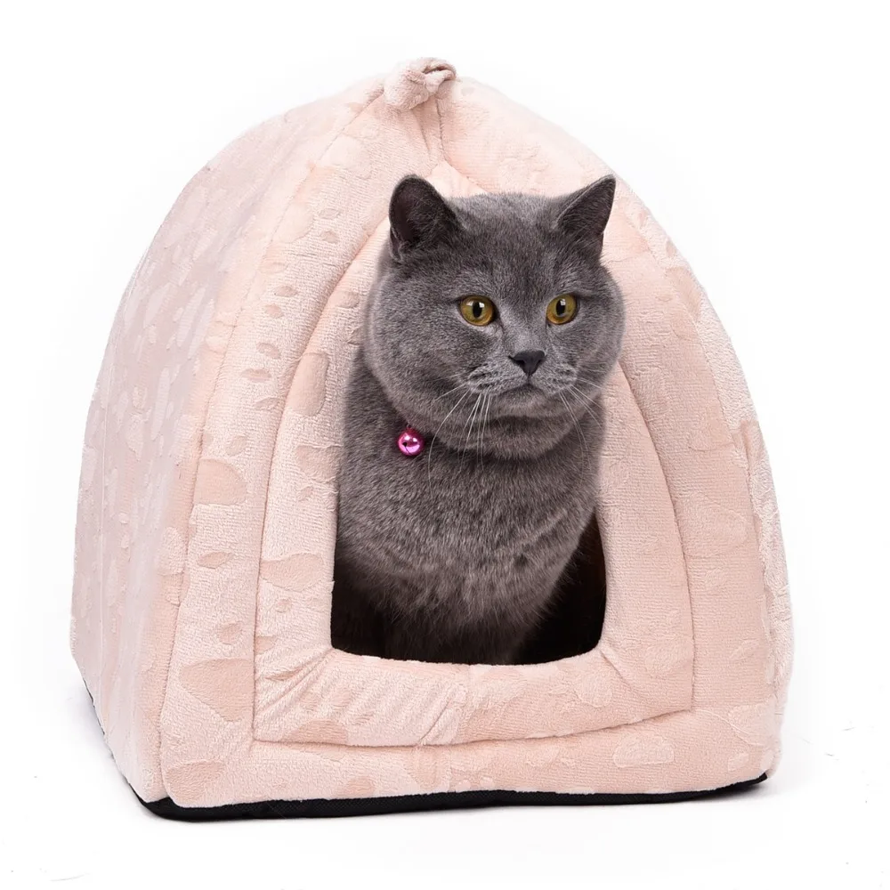 Конусная кровать для кошек котята питомник очень мягкая ткань собак домик щенков