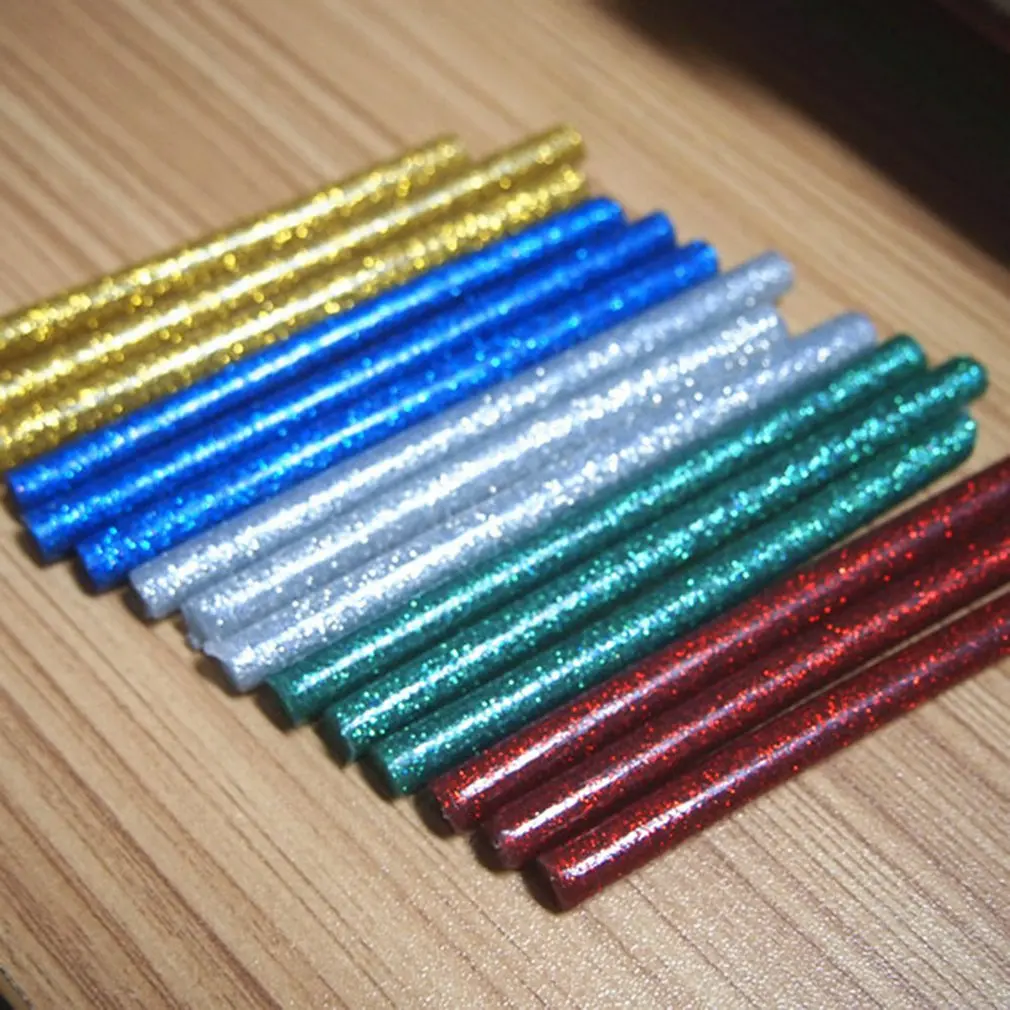 Красочный дизайн DIY термоплавкие клеевые палочки Электрический клеевой пистолет