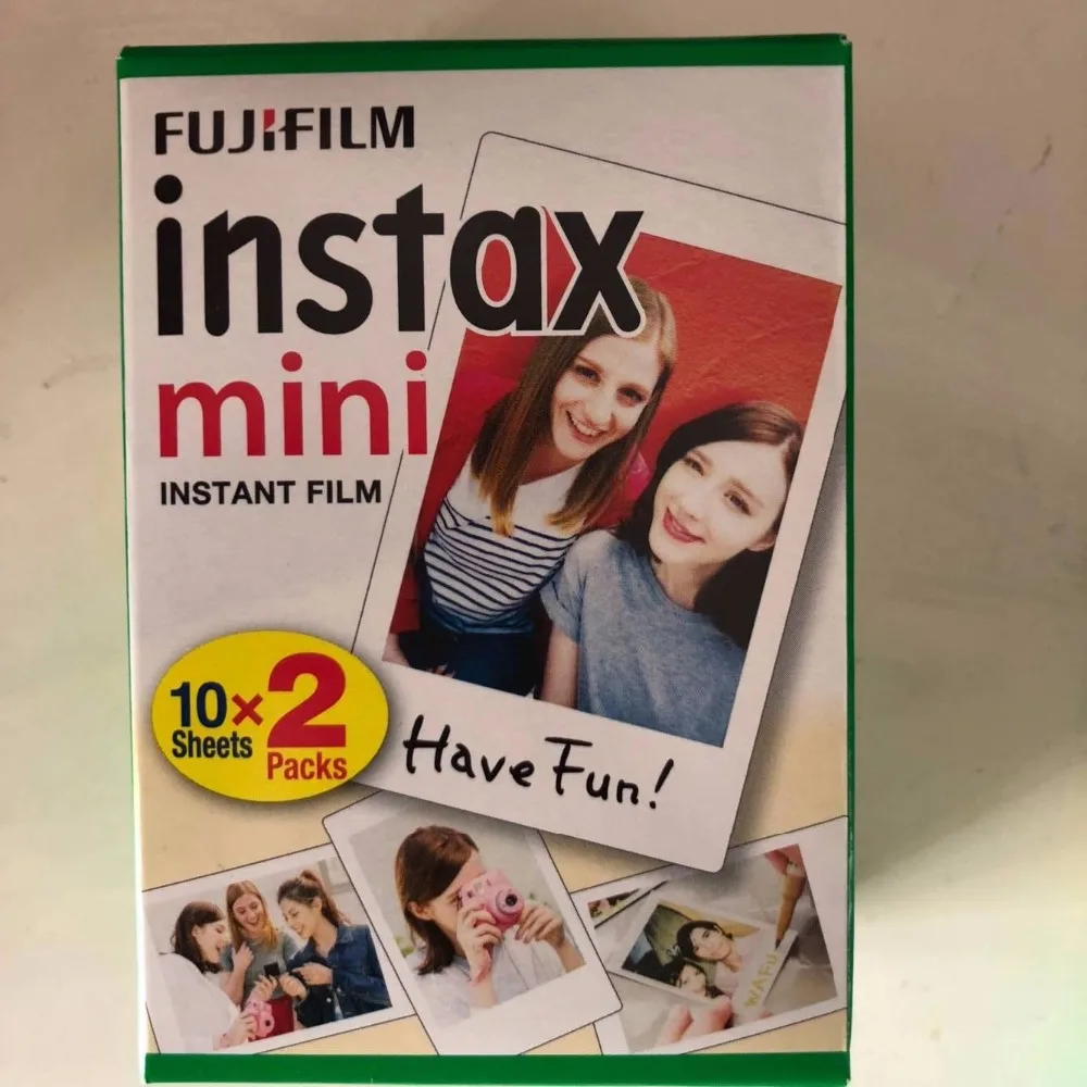 Оригинальная пленка Fujifilm Instax Mini 50 шт. 60 40 20 10 листов для Fuji Camera 7s 8 9 90 25 55 Share SP 1