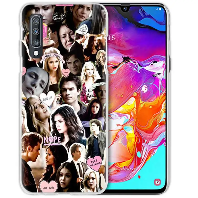 04 Вампира Дневники чехол для samsung Galaxy M40 A50 A80 A70 A60 A40 A30 A20e A10 J4 J6 плюс J8 S10e S10 5G жесткий чехол для телефона pc - Цвет: 04