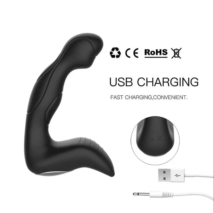 Bellswin Adult Sex Toys for Men Anal Plug Vibrator 10 Speeds Prostate Massage Butt Vibrating Male Masturbator Erotic | Красота и