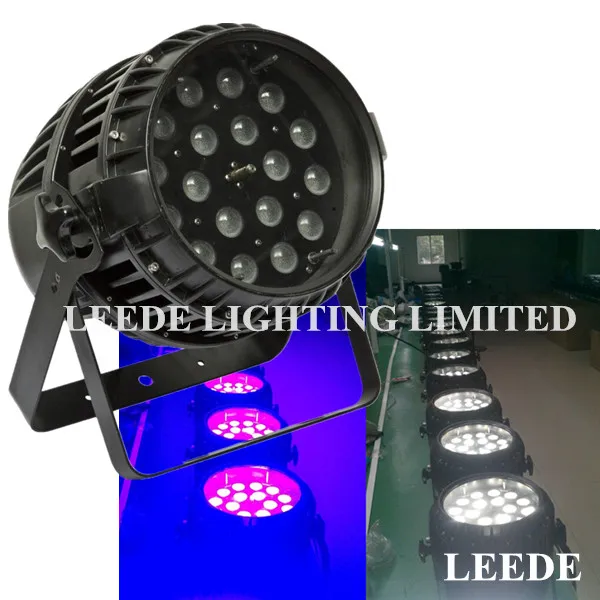 Бесплатная доставка (8 шт./2 футляра) 18*10 Вт qua color rgbw Zoom par 64 led/IP65 can/4 в 1 light|par 64par led |