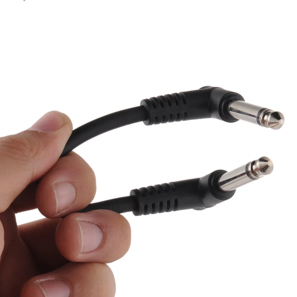 Гитарный кабель для педалей стандартный 2 * Угловой Штекер гитарный полезный