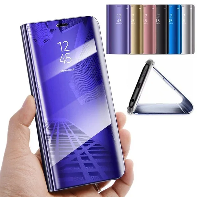 Умный зеркальный флип-чехол для телефона Samsung Galaxy Note 10 J4 J6 A6 A8 Plus A7 2018 чехол A5 J5 2017 J7