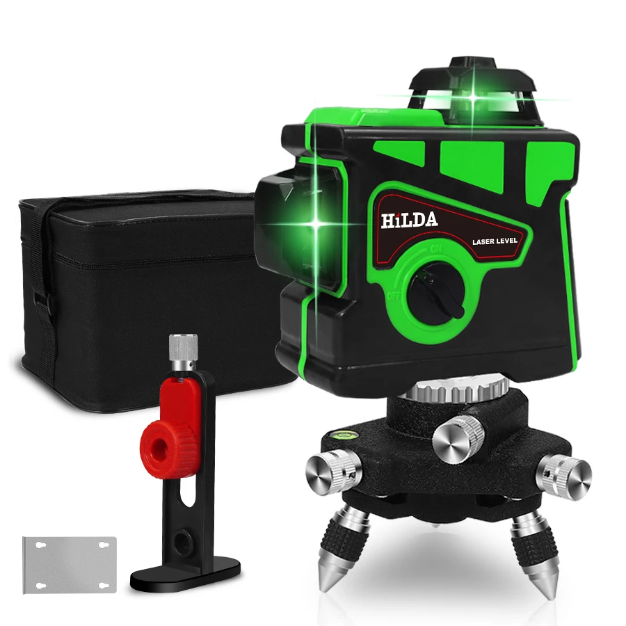 12 линий 3D лазерный уровень Nivel лазер 360 Graus Lazer профессиональные лазеры Livella с