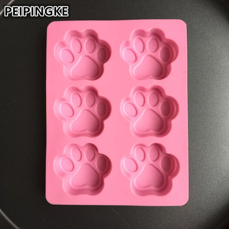 Новая Милая кошачья лапа силиконовые формы инструменты для украшения тортов из