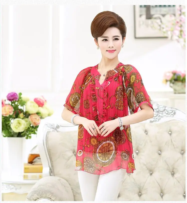 2016 Популярные летние модные элегантные женские шелковые блузки и рубашки