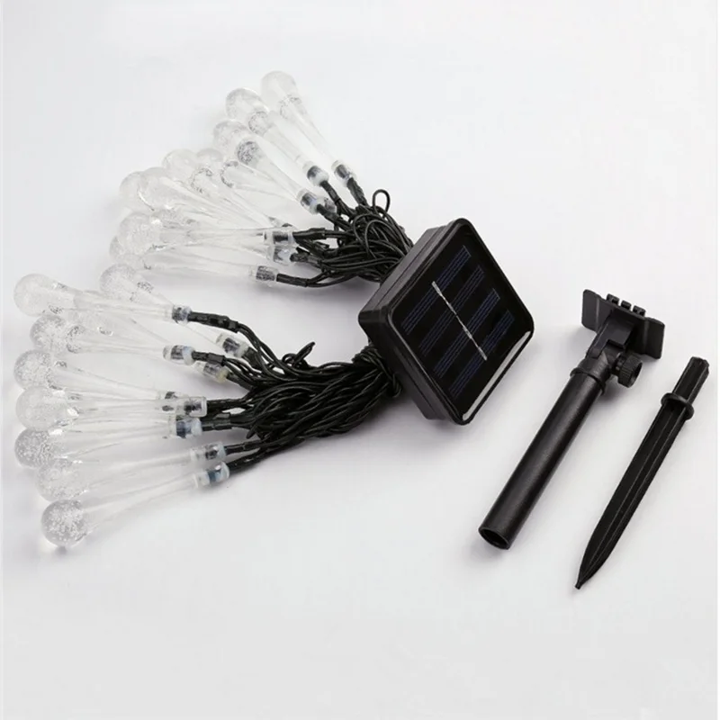 Светодиодный струнный светильник уличное солнечное освещение светодиодный